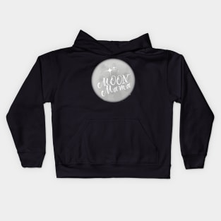 MAGICAL MOON MAMA FULL MOON MAMA MOON DESIGN Kids Hoodie